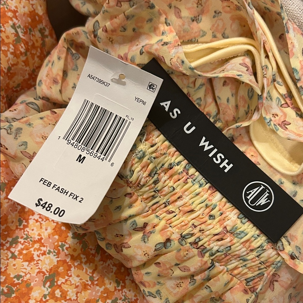 Floral Wrap-Front Mini Dress - Picture 12 of 12